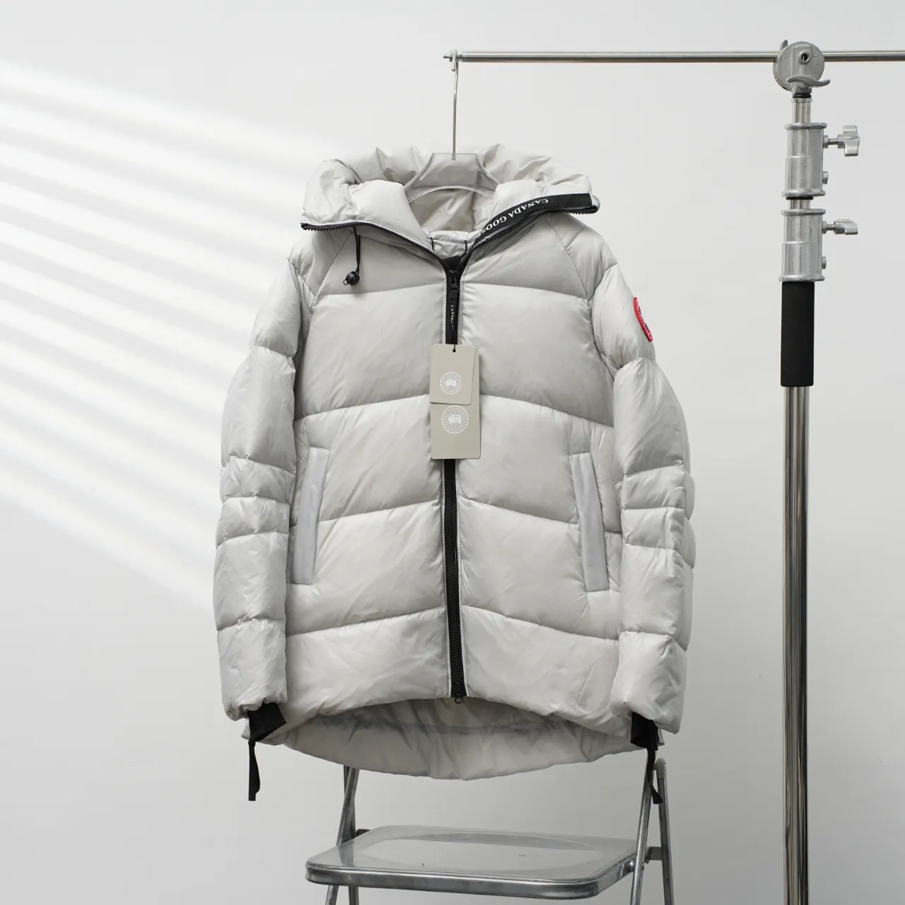 P960 CANADA GOOSE丨Canada Goose 2239L (women's) hooded down jacket Color: Gray Size: XS-XXL